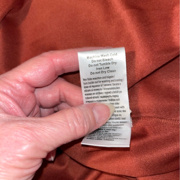 Ambria Shimmery Rust Blouse - Picture 14 of 14